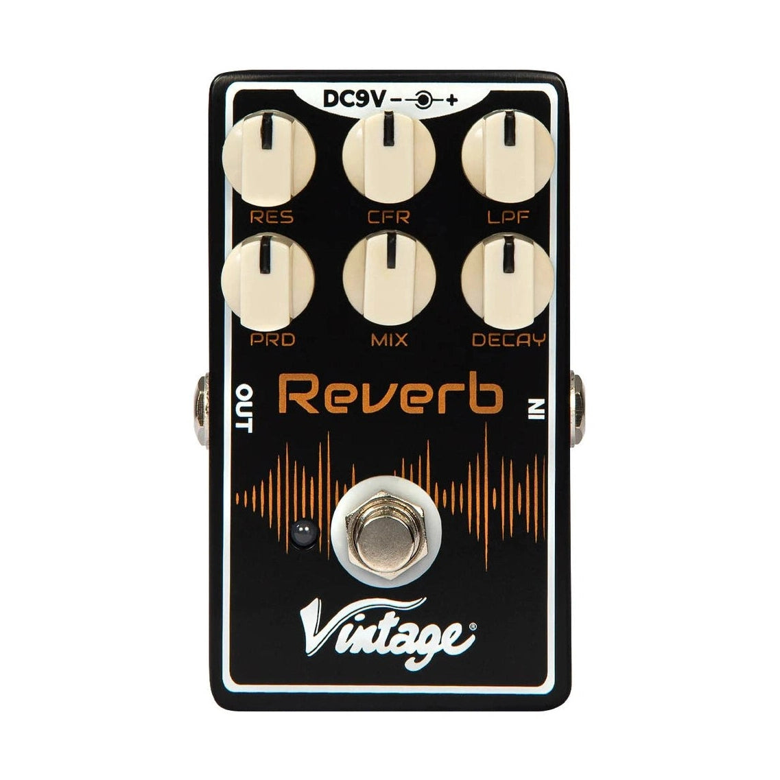 Vintage VFX12 Reverb Effects Guitar Pedal 1