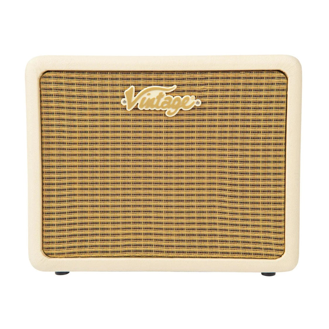 Vintage Retro 20W Bass Combo Amp with DSP Vintage White 2
