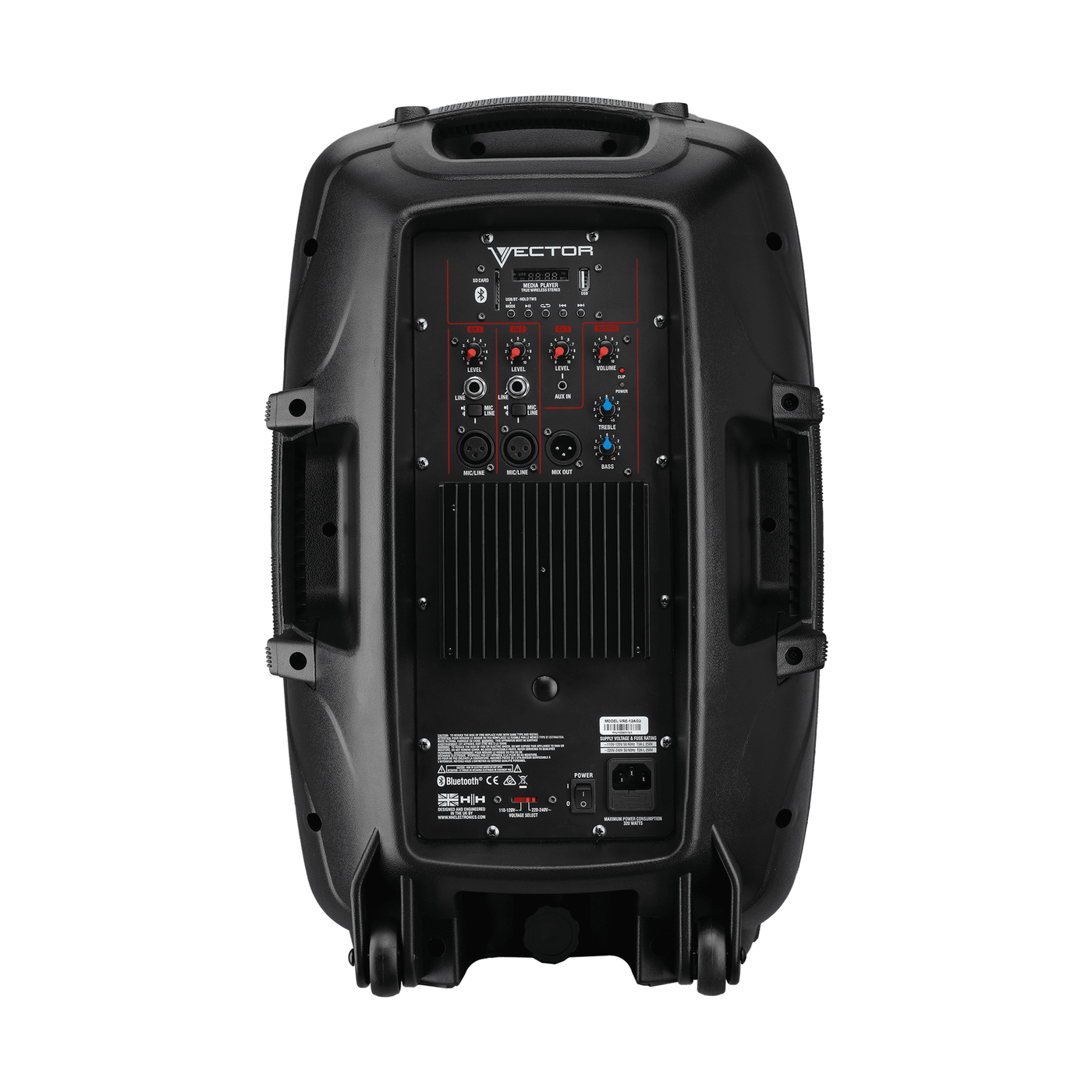 HH Audio Vector VRE-12AG2 12" Active PA Speaker With Bluetooth 4