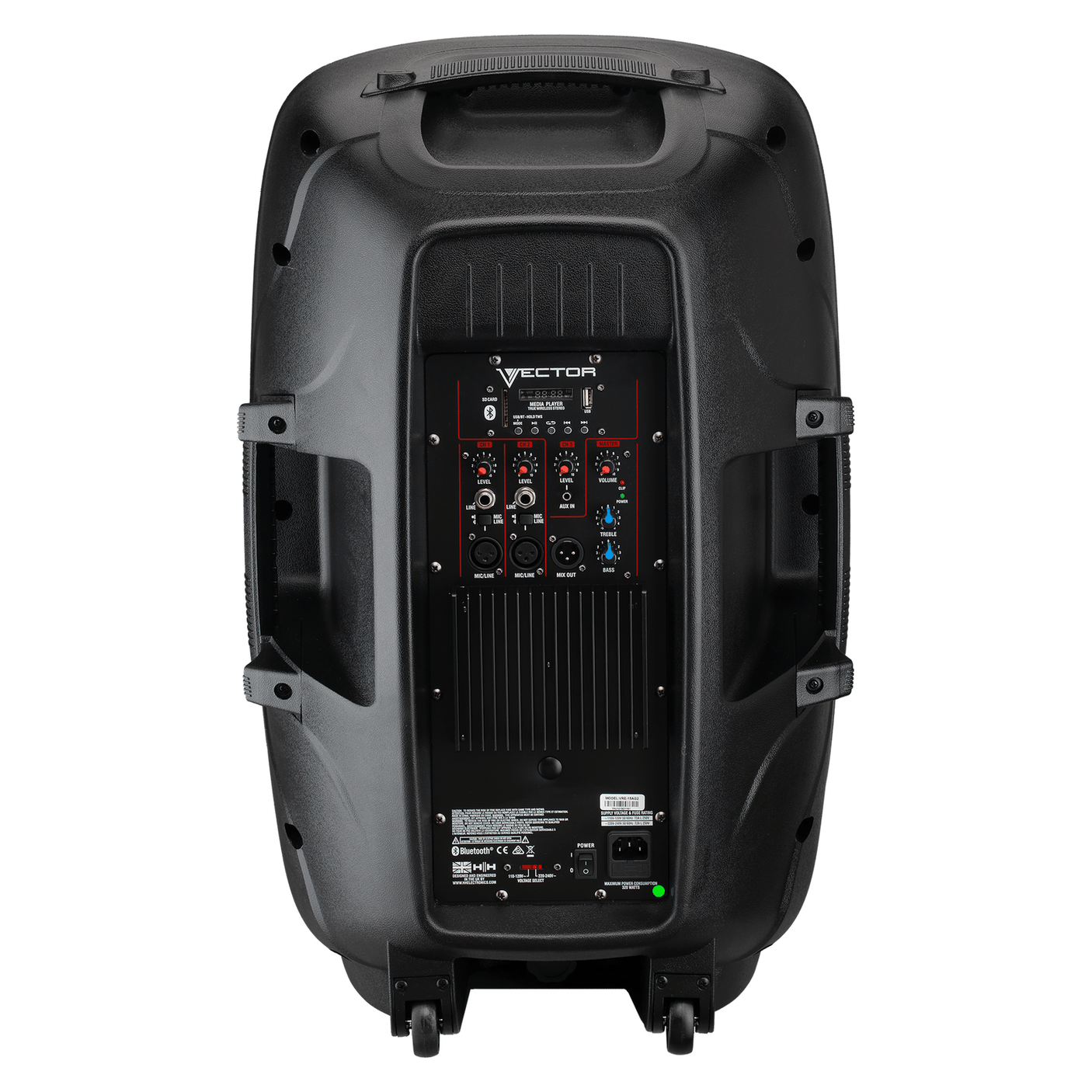 HH Audio Vector VRE-15AG2 15" Active PA Speaker With Bluetooth 5