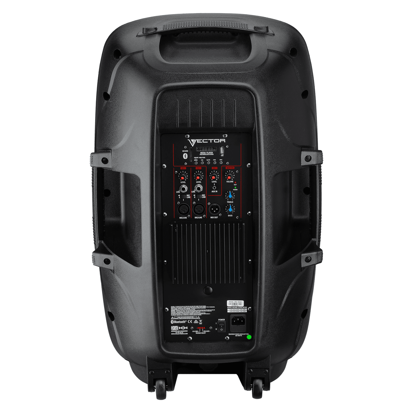HH Audio Vector VRE-15AG2 15" Active PA Speaker With Bluetooth 5