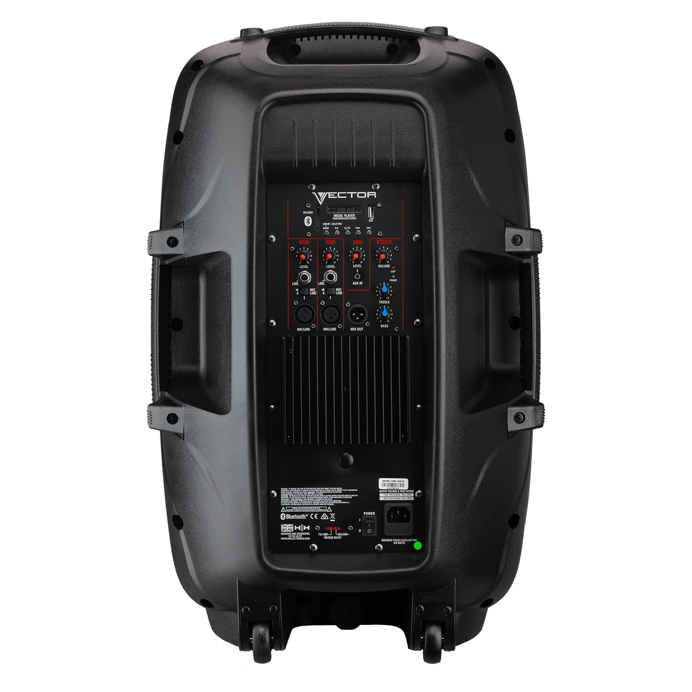 HH Audio Vector VRE-15AG2 15" Active PA Speaker With Bluetooth 4