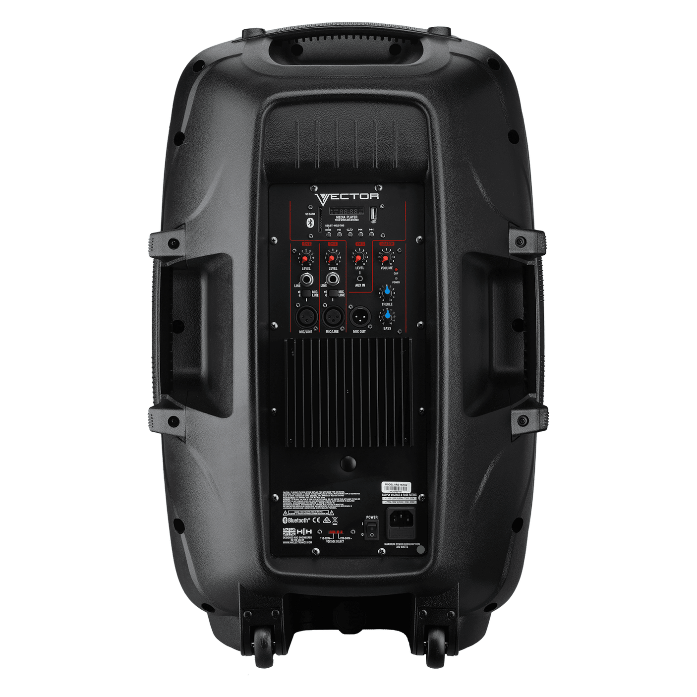 HH Audio Vector VRE-15AG2 15" Active PA Speaker With Bluetooth 4