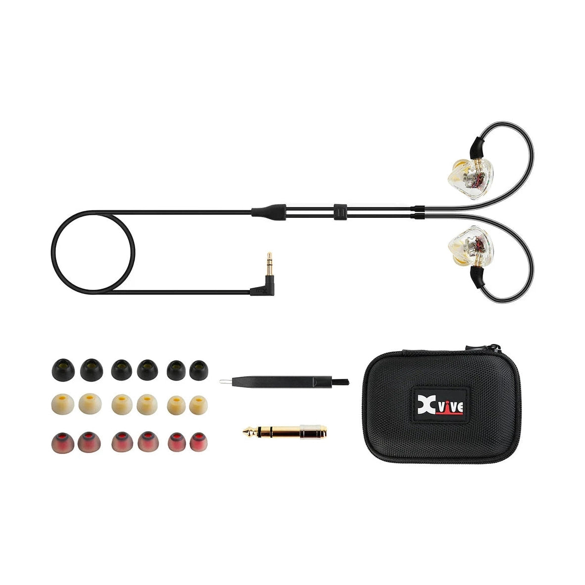 Xvive XU4T9 Wireless In-Ear Monitor System with T9 In-Ear Monitors & Travel Case 9