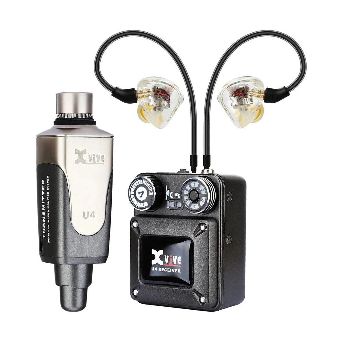 Xvive XU4T9 Wireless In-Ear Monitor System with T9 In-Ear Monitors & Travel Case 1