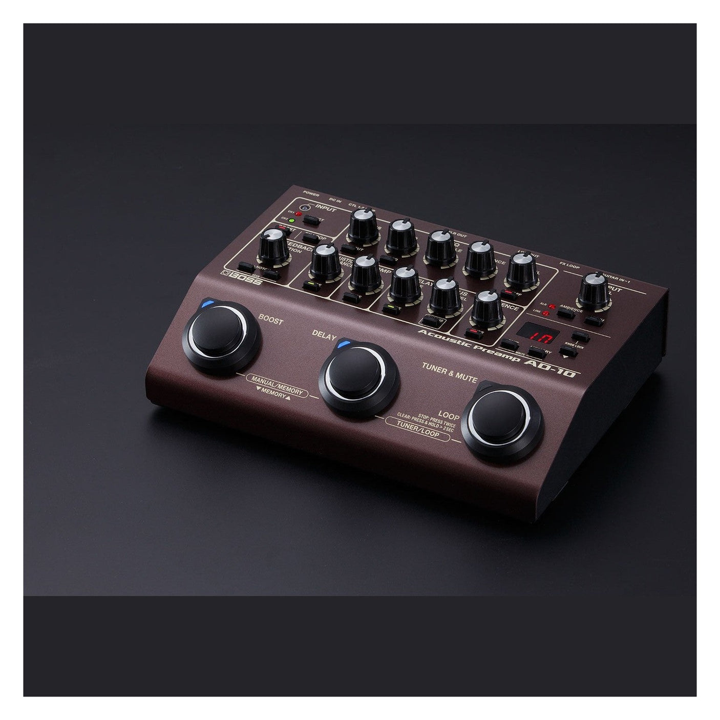 BOSS AD-10 Acoustic Preamp Pedal 4