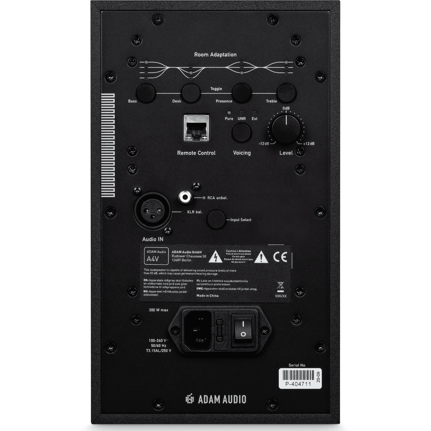 ADAM Audio A4V 4" Active Studio Monitor Single 3