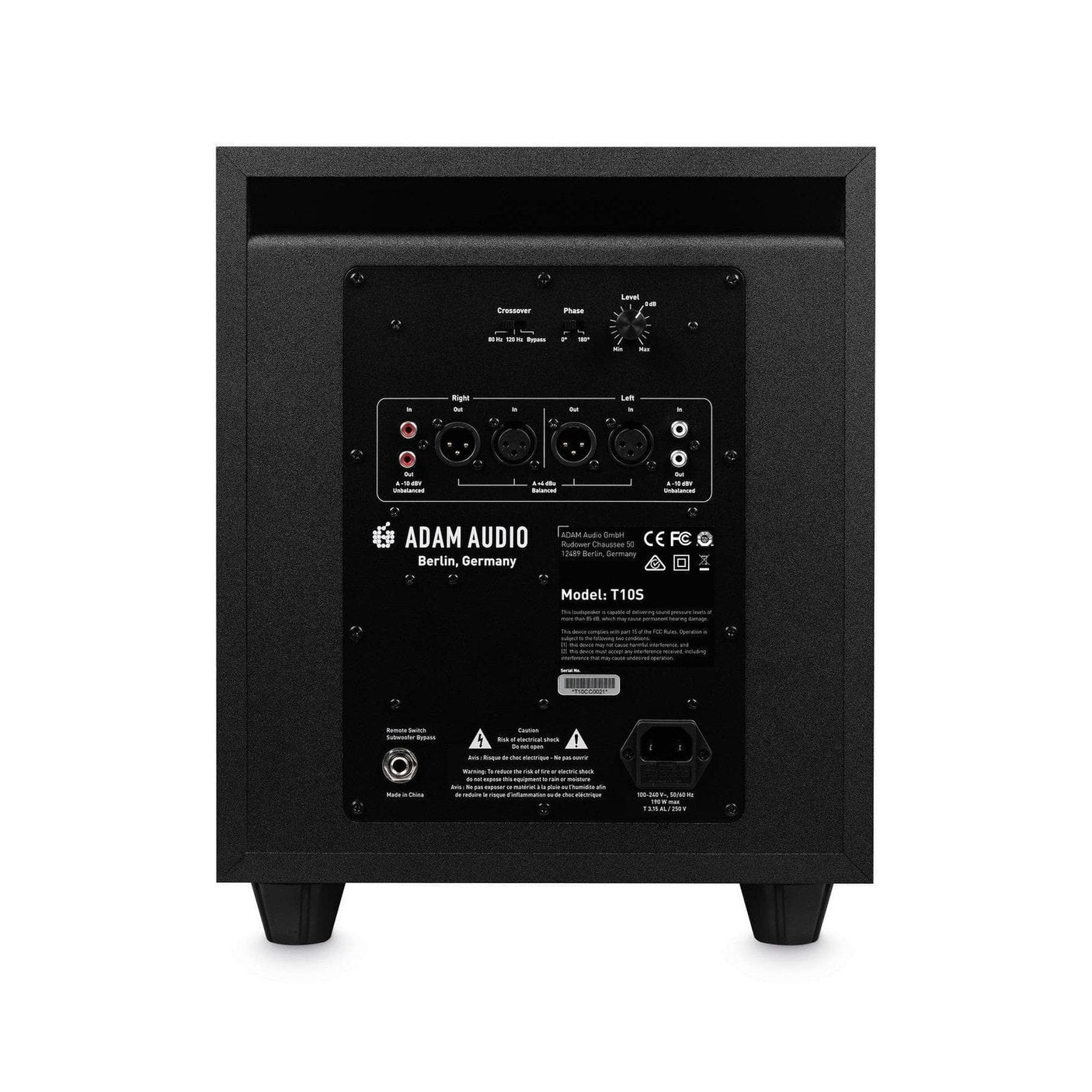 ADAM Audio T10S 10" Active Studio Subwoofer 3