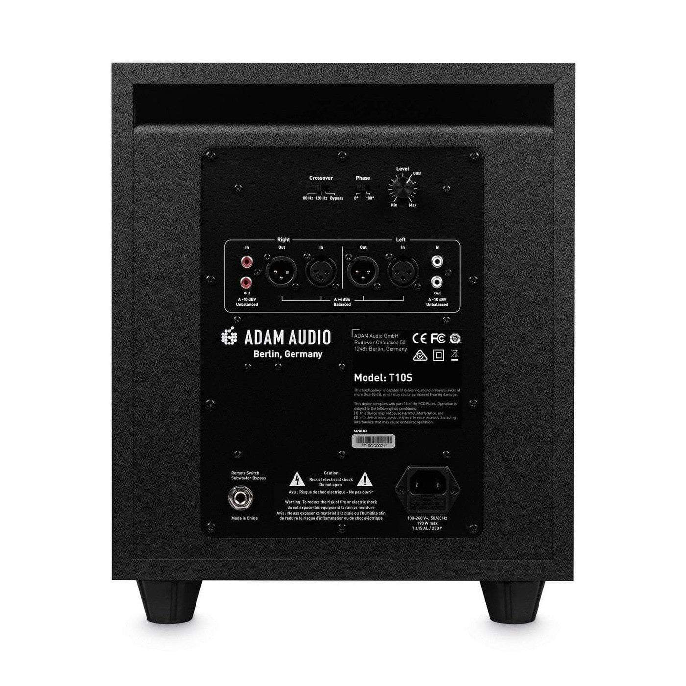 ADAM Audio T10S 10" Active Studio Subwoofer 3