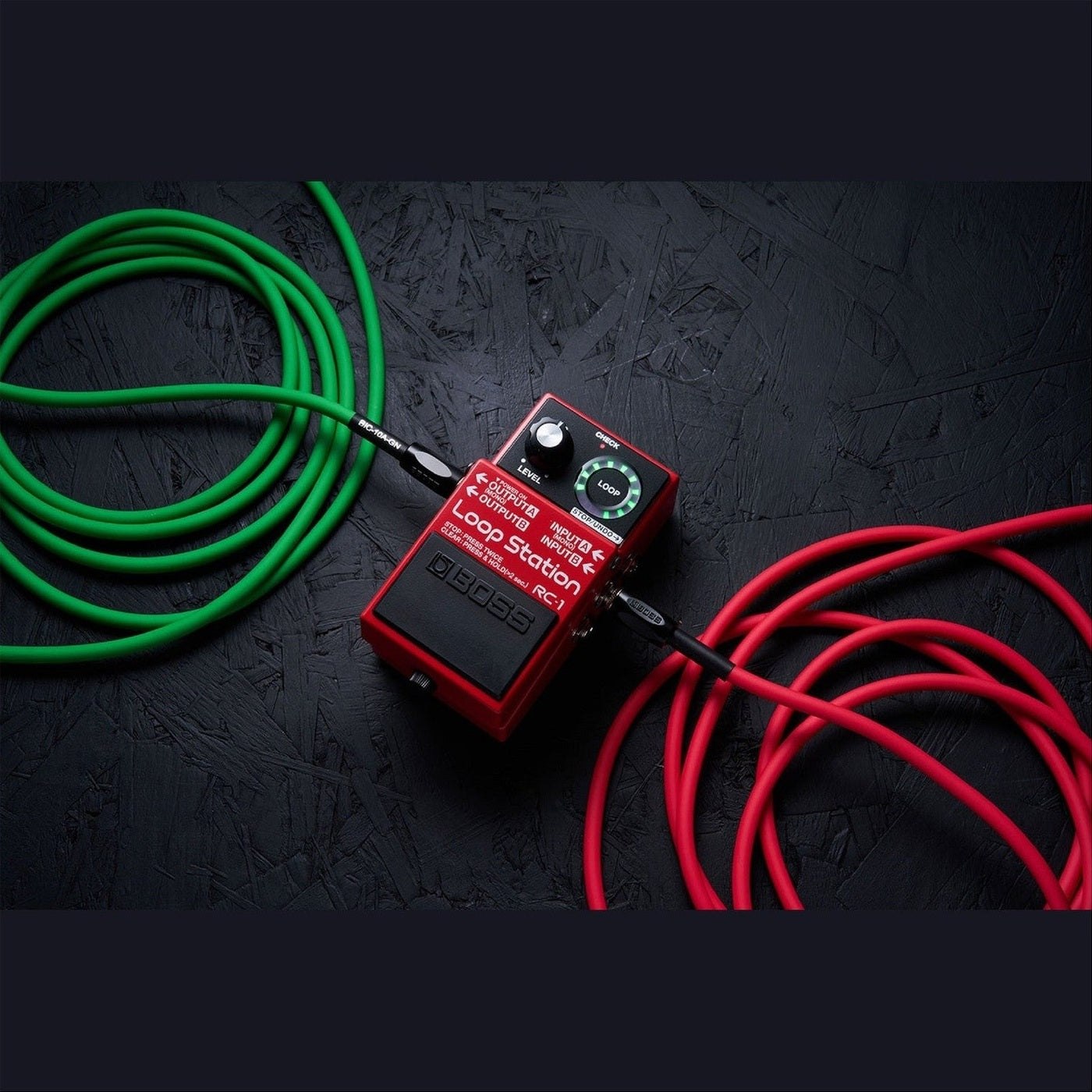 BOSS BIC-10A Angled/Straight Jack Instrument Cable, 3m/10ft - Available in 6 Colours 10
