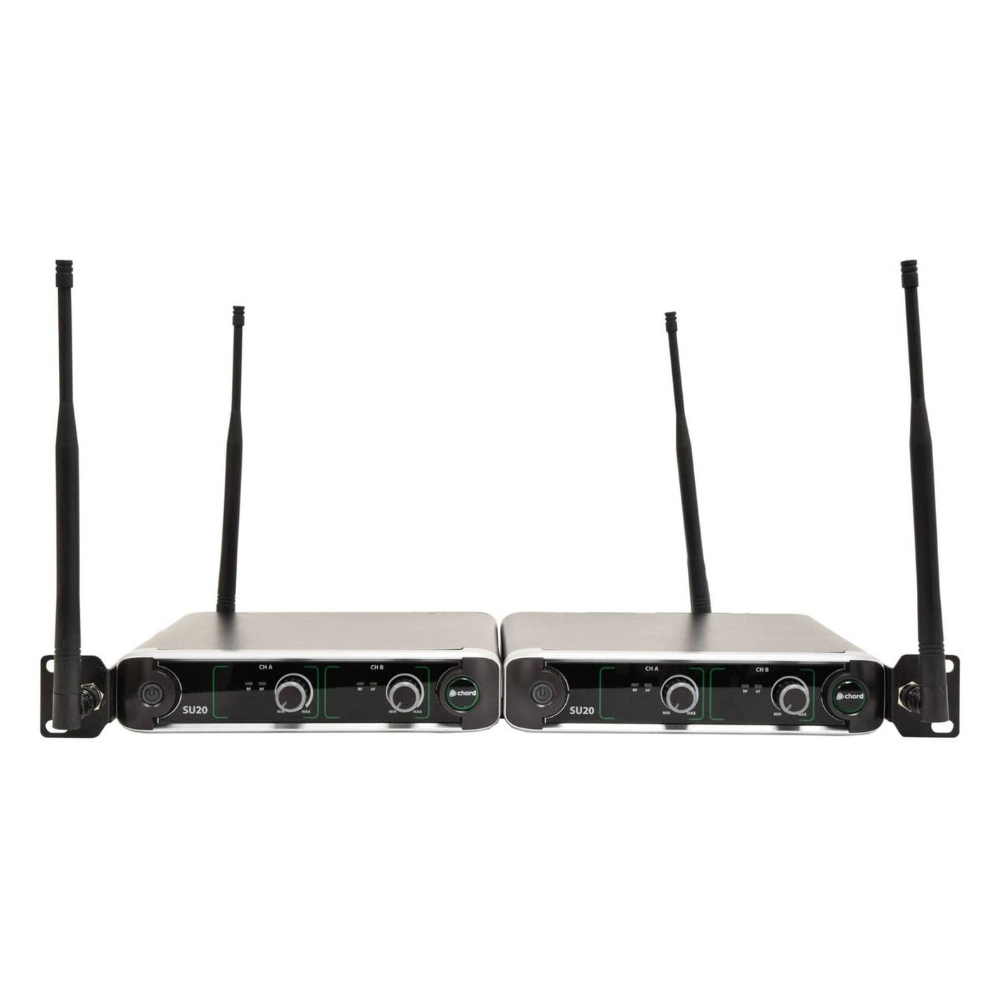 Chord SU20-H-RG Dual UHF Handheld Wireless Microphone System 863.42 + 864.3MHz 2