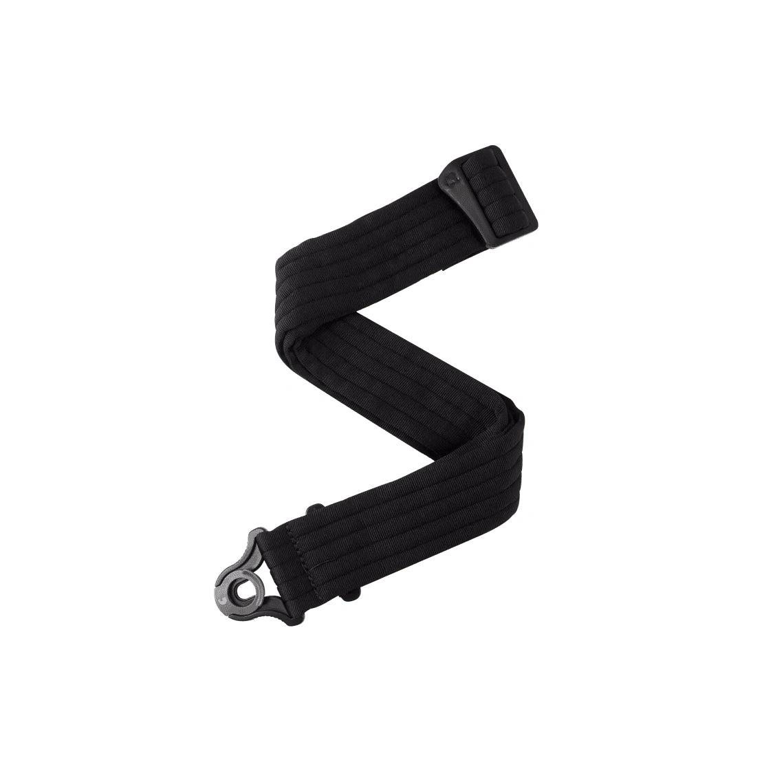 D'Addario Auto-Lock Padded Guitar Strap with Stripes - Black 50BAL01 1