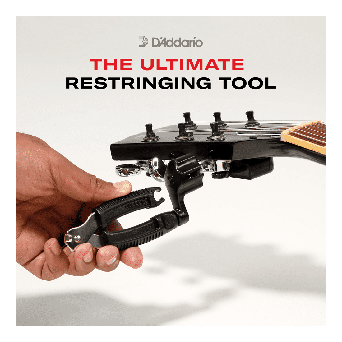 D'Addario Pro Winder - All-In-One Guitar Restringing Toolkit Black 1