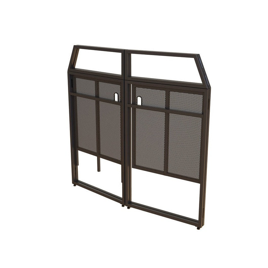 Ultimax DJ Booth Pro - Foldable DJ Booth System with Black & White Skrims 2