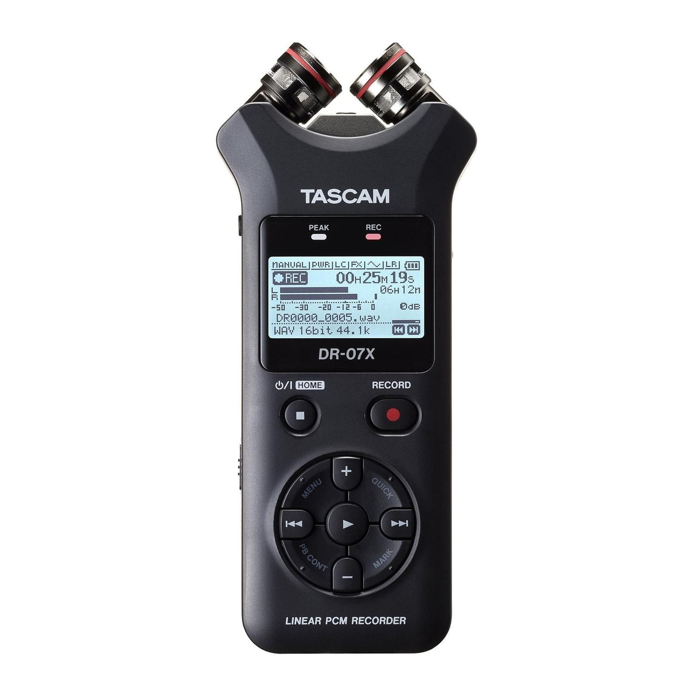 Tascam DR-07X 2-Channel Portable Recorder & USB Audio Interface 2