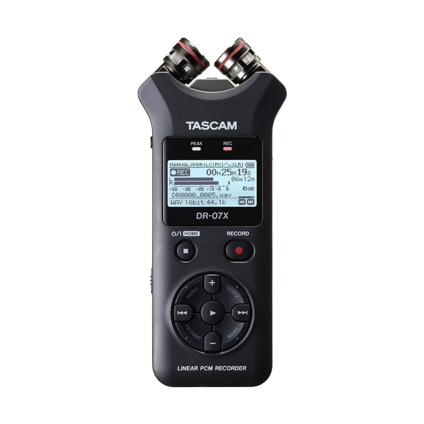 Tascam DR-07XP 32-Bit Handheld Audio Recorder With Adjustable Mics & USB Interface 3