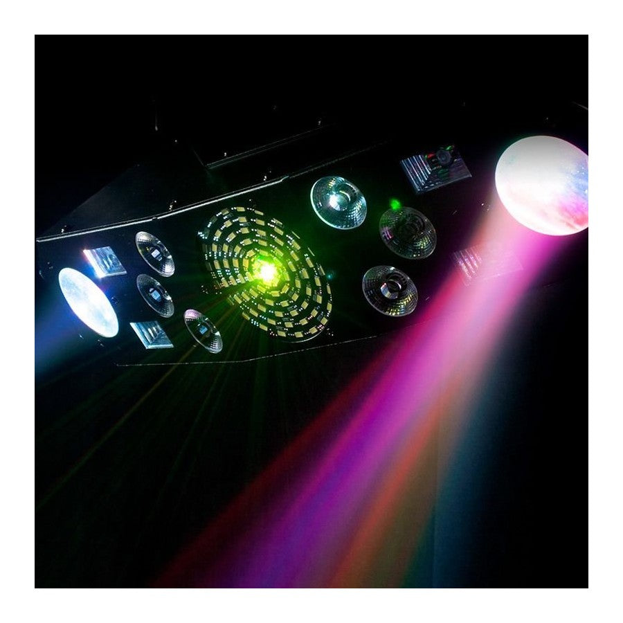 Eliminator Furious Five RG - 5-In-1 Derby, Laser, UV, Wash and Strobe Effect 6