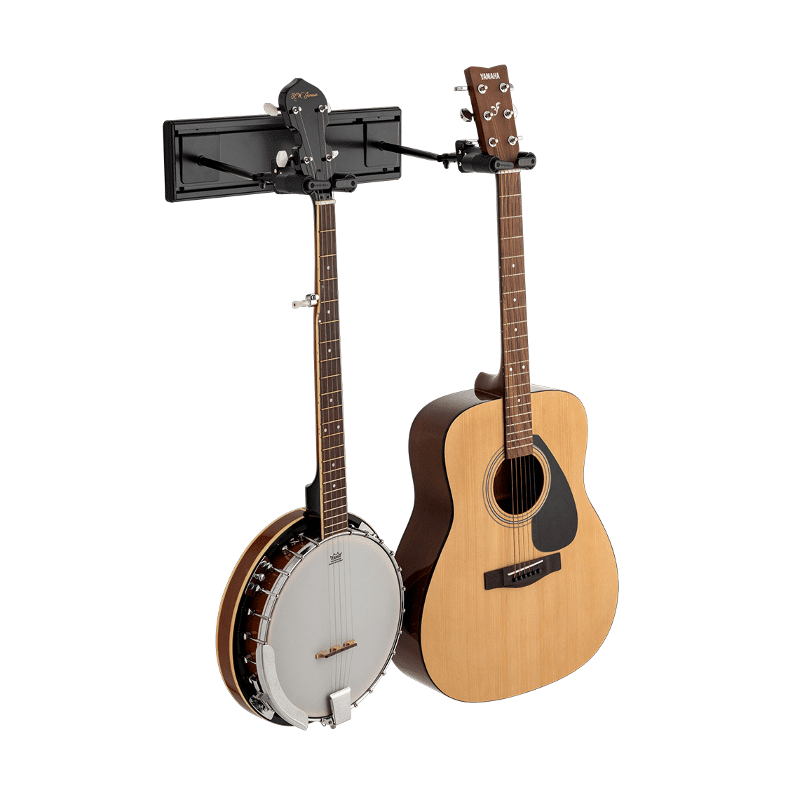 Hercules GSP402SB Slatwall Rack Set for 2 Guitars 2