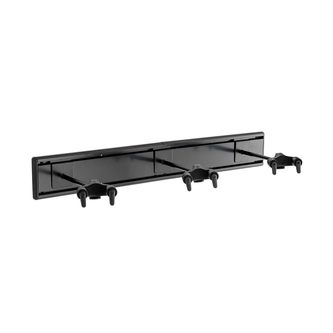 Hercules GSP403SB Slatwall Rack Set for 3 Guitars 5