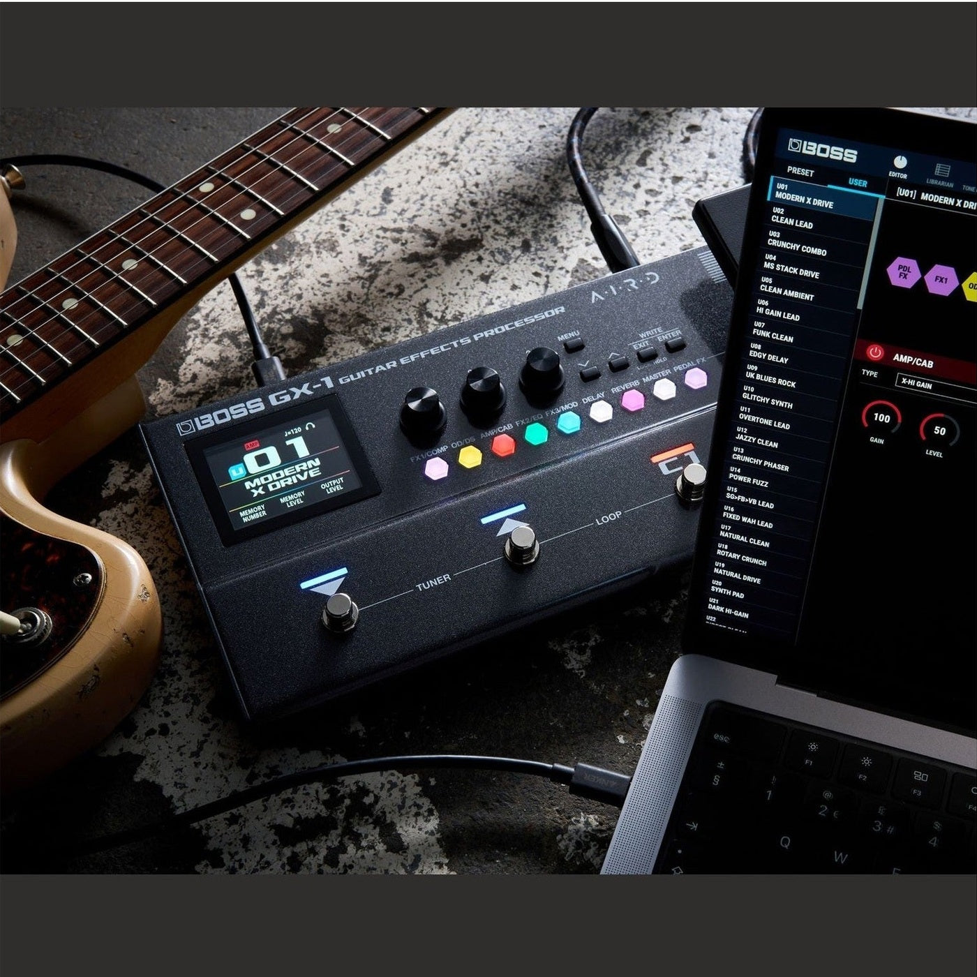 BOSS GX-1 Multi-Effects Processor for Guitar 8