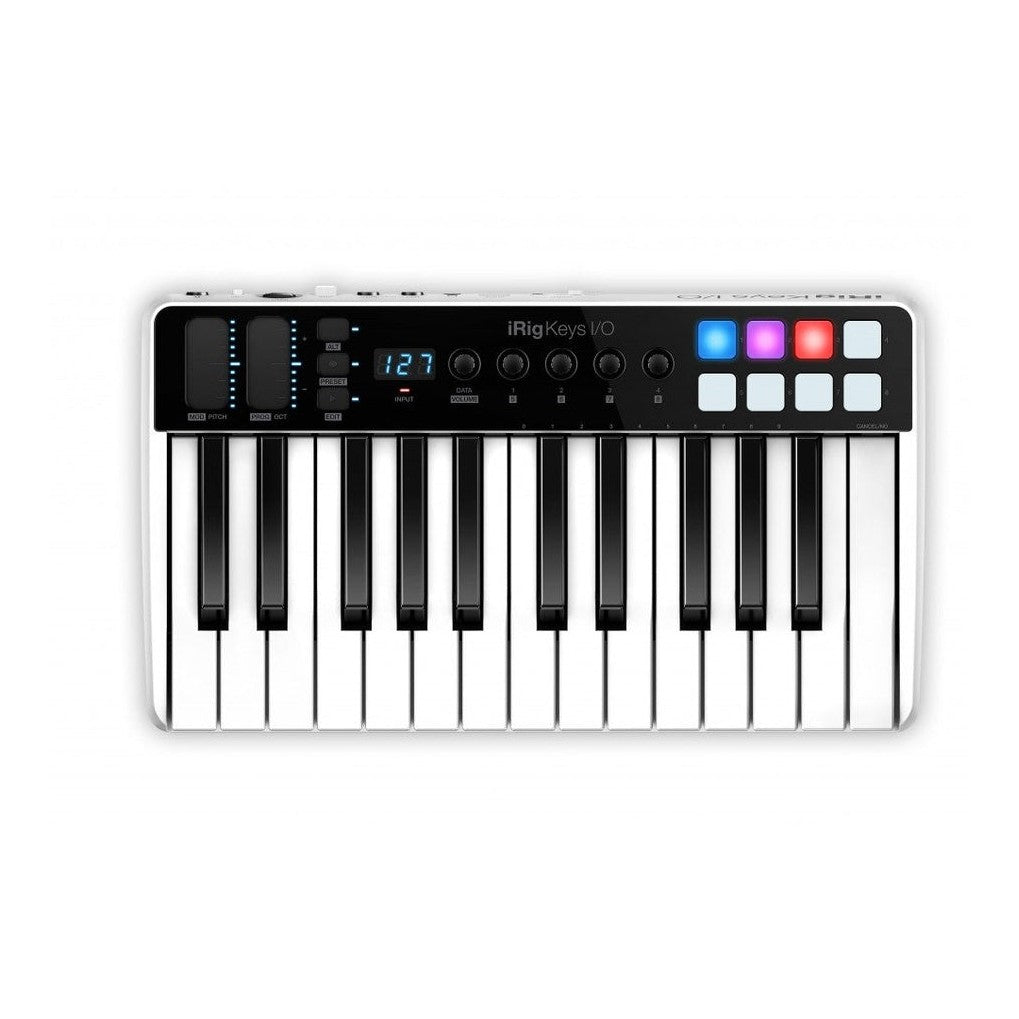 IK Multimedia iRig Keys I/O 25 MIDI Keyboard Controller & Audio Interface 1
