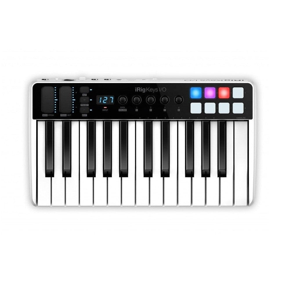 IK Multimedia iRig Keys I/O 25 MIDI Keyboard Controller & Audio Interface 1