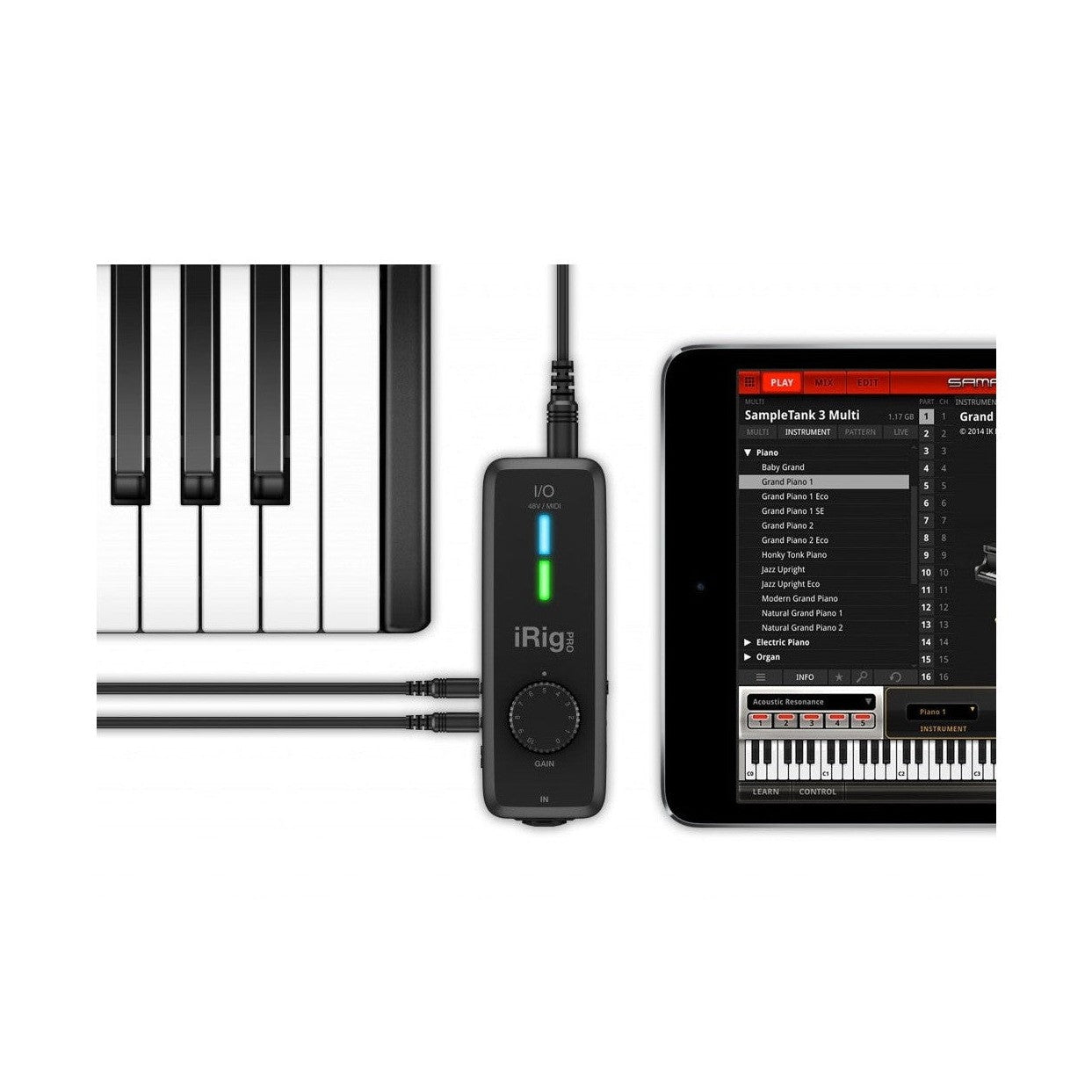 IK Multimedia iRig Pro I/O MIDI Audio Interface For iOS, Android, Mac & PC 18