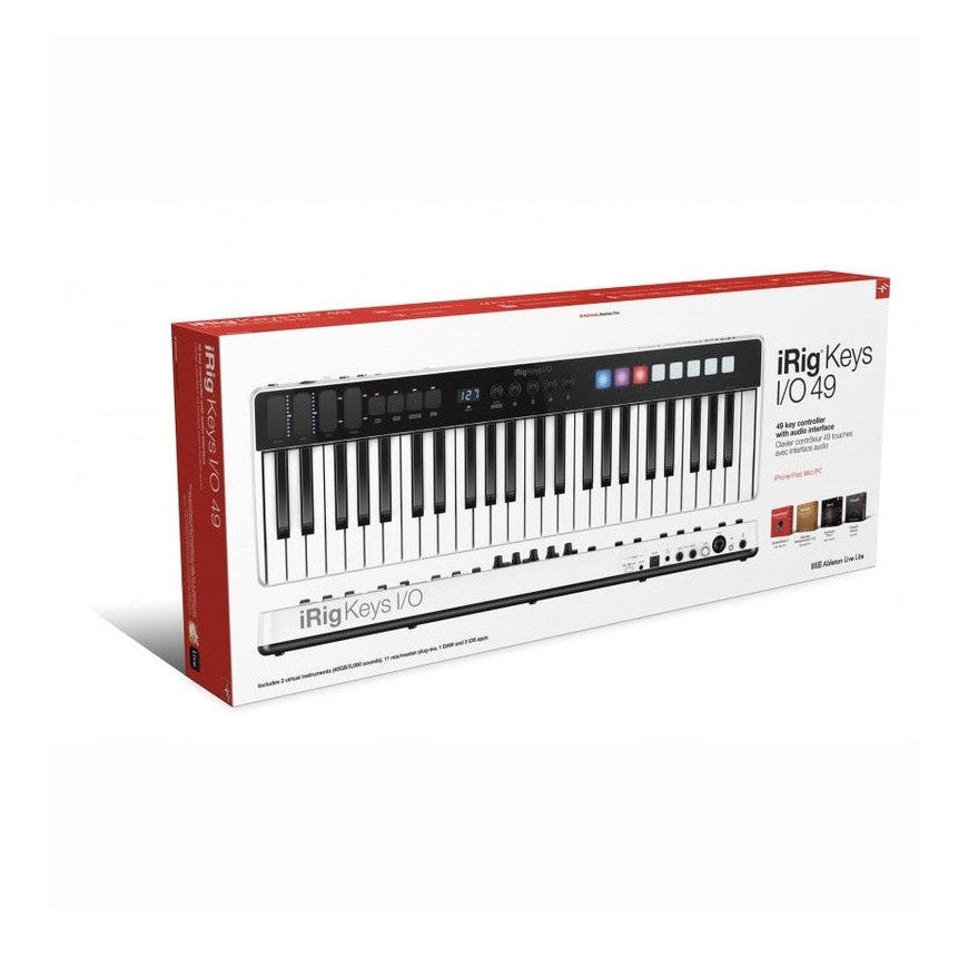 IK Multimedia iRig Keys I/O 49 MIDI Keyboard Controller & Audio Interface 26