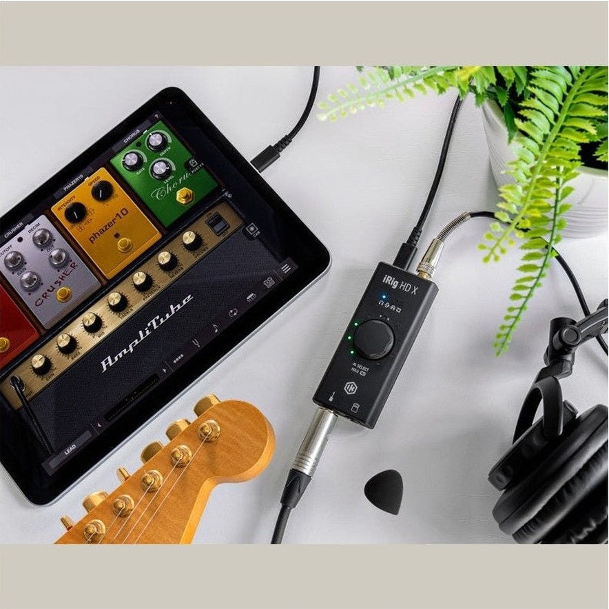 IK Multimedia iRig HD X Guitar Audio Interface For Mobile, Mac & PC 8