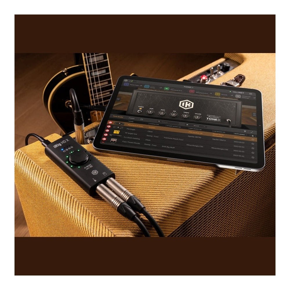 IK Multimedia iRig HD X Guitar Audio Interface For Mobile, Mac & PC 9