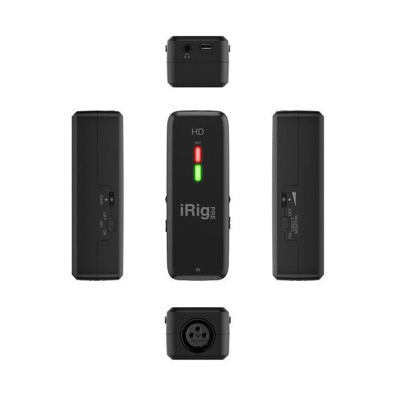 IK Multimedia iRig Pre HD Mobile Microphone Interface & Preamp 3
