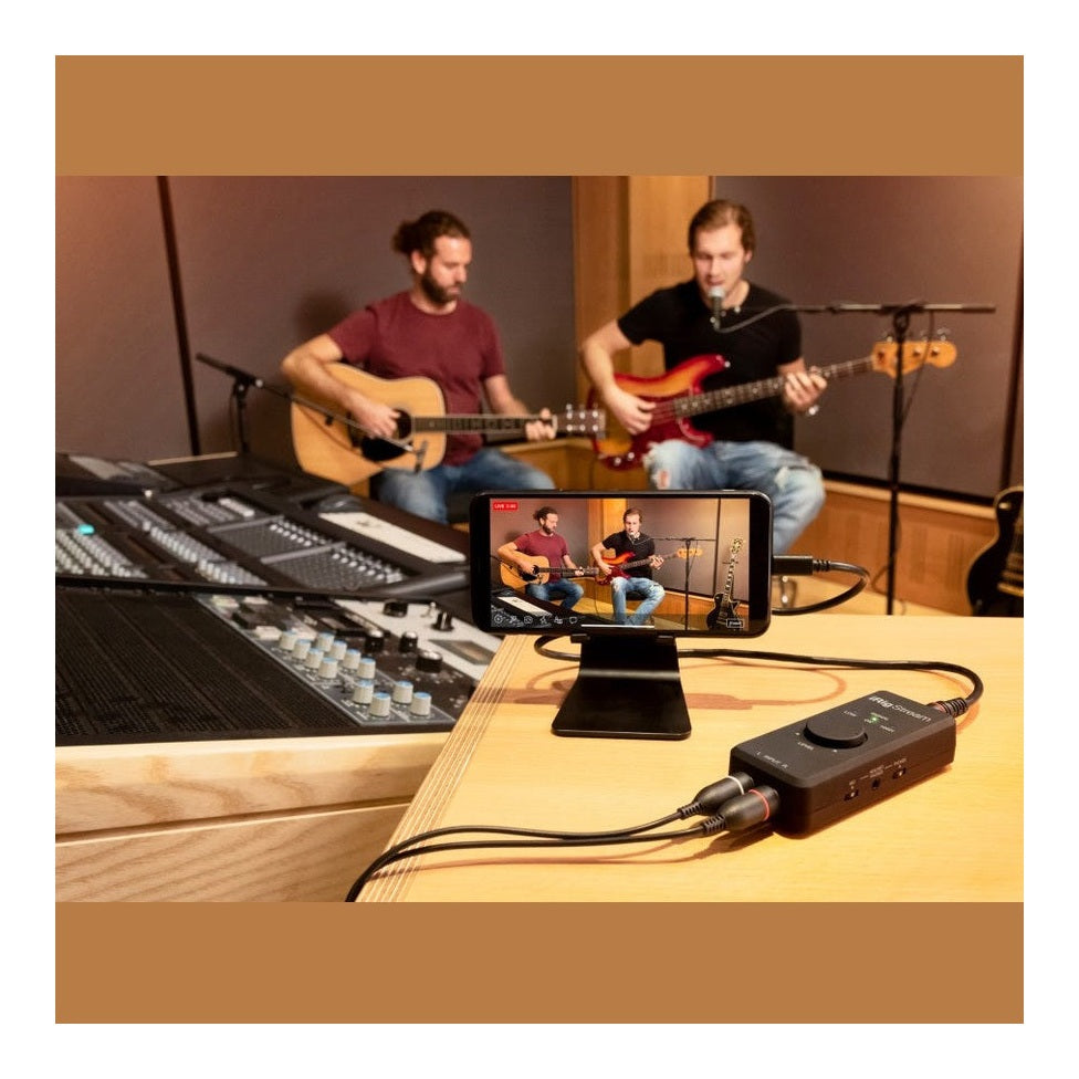 IK Multimedia iRig Stream Streaming Audio Interface for iOS, Mac & PC 10