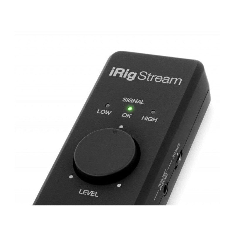 IK Multimedia iRig Stream Streaming Audio Interface for iOS, Mac & PC 5
