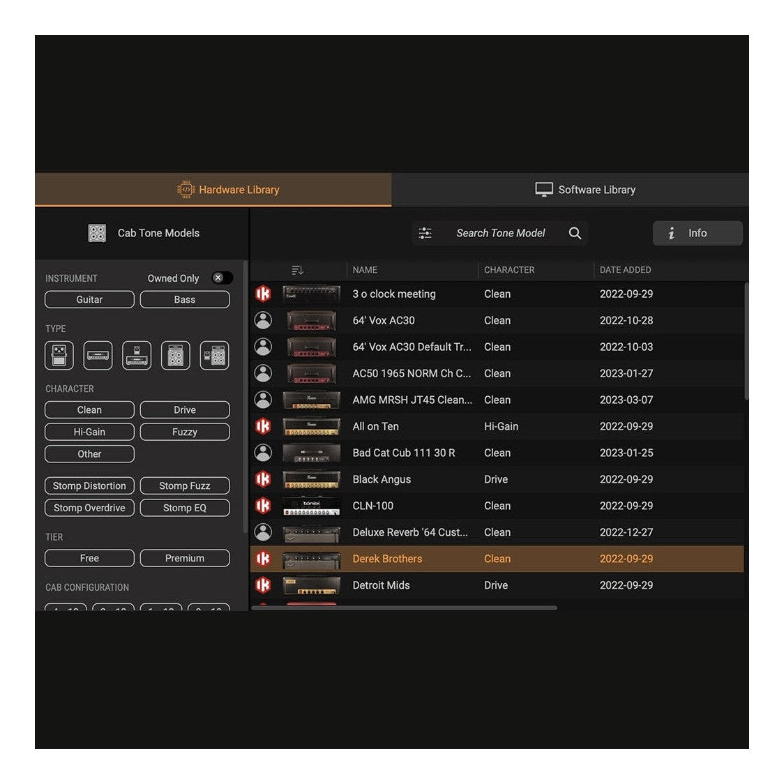 IK Multimedia TONEX ONE Guitar Amp Modeller Pedal 9
