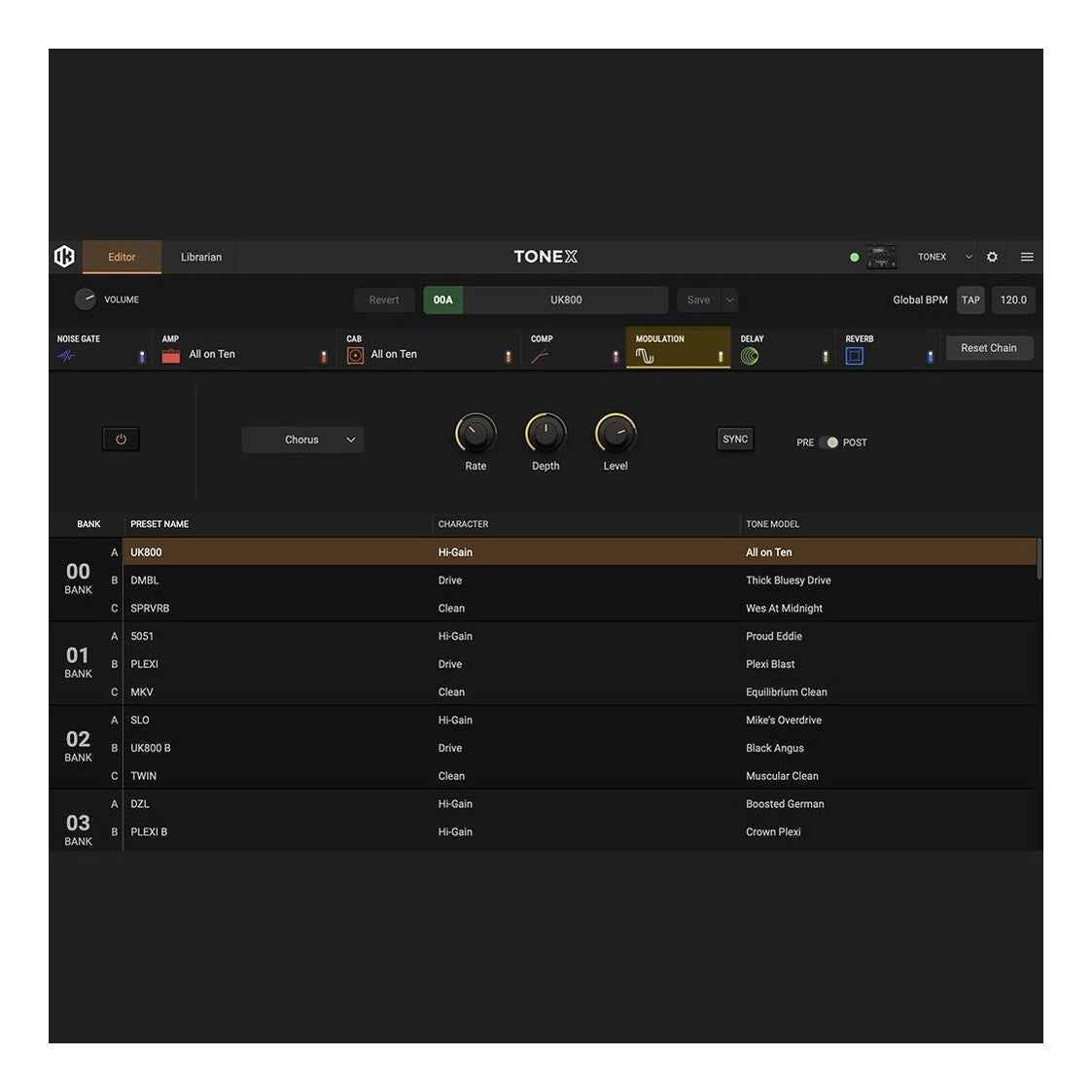 IK Multimedia TONEX Guitar Amp Pedal 15