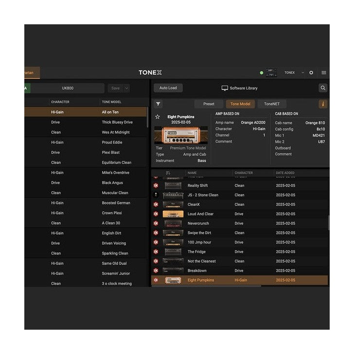 IK Multimedia TONEX Guitar Amp Pedal 17