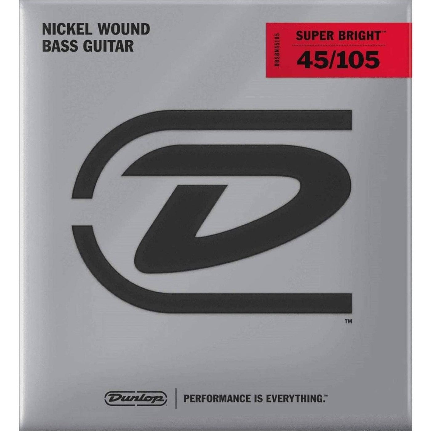 Jim Dunlop Super Bright Nickel Wound Bass Guitar Strings - Medium 45-105 1