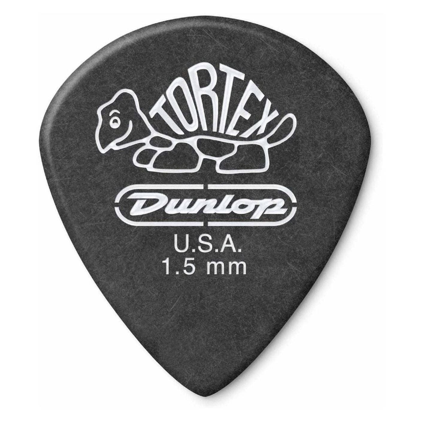 Jim Dunlop Tortex Pitch Black Jazz III 1.5mm Guitar Picks - 12 Pack 2