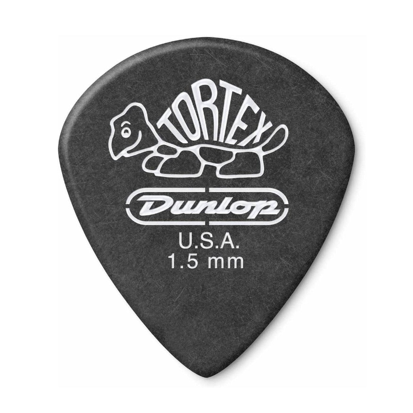 Jim Dunlop Tortex Pitch Black Jazz III 1.5mm Guitar Picks - 12 Pack 2