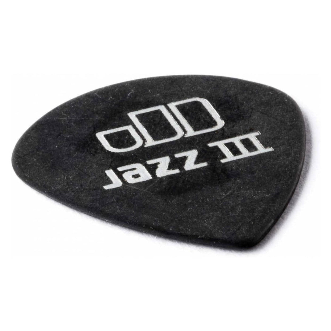Jim Dunlop Tortex Pitch Black Jazz III 1.5mm Guitar Picks - 12 Pack 3