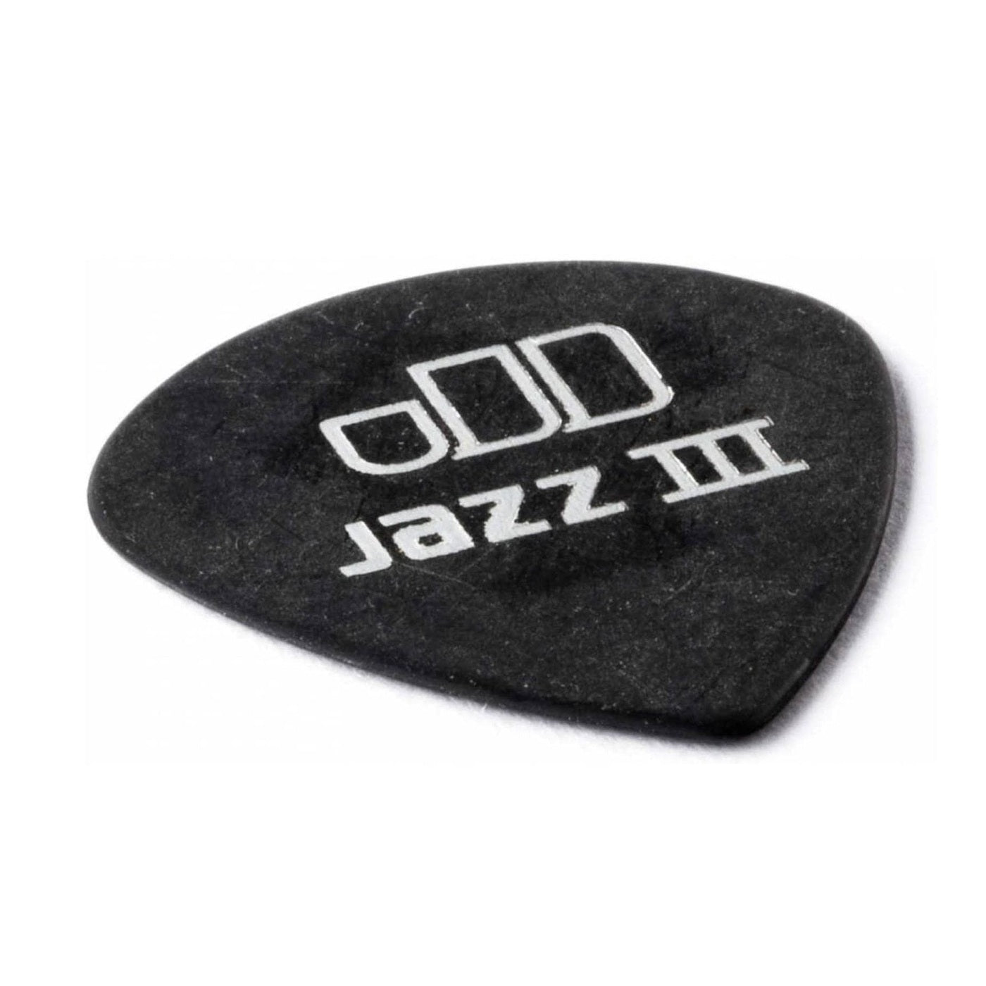 Jim Dunlop Tortex Pitch Black Jazz III 1.5mm Guitar Picks - 12 Pack 3
