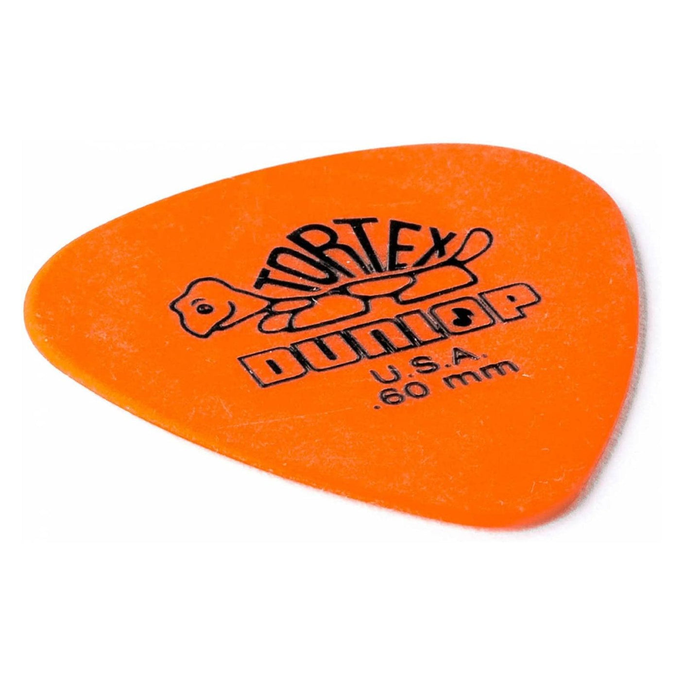 Jim Dunlop Tortex Standard Guitar Picks - 12 Pack Orange - .60mm 4