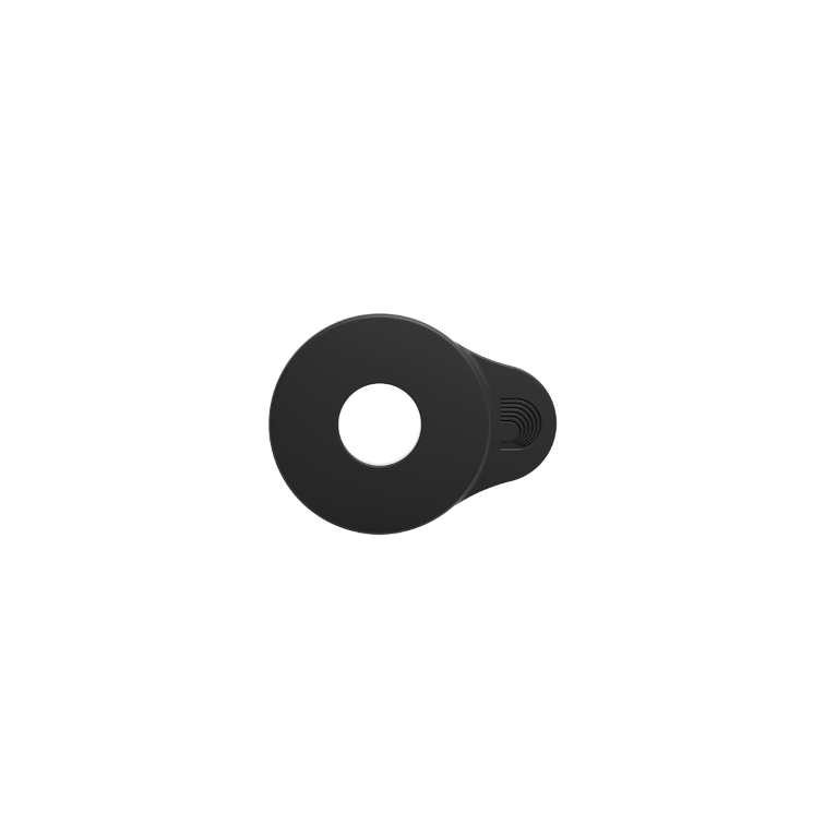 D'Addario Flex Lock Strap Blocks for Guitar - 4 Pack Black 2