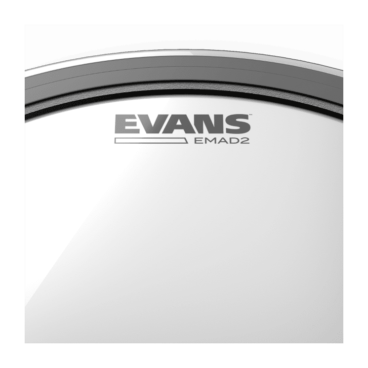Evans BD22EMAD2 EMAD2 Clear Bass Drum Batter Head, 22" 3