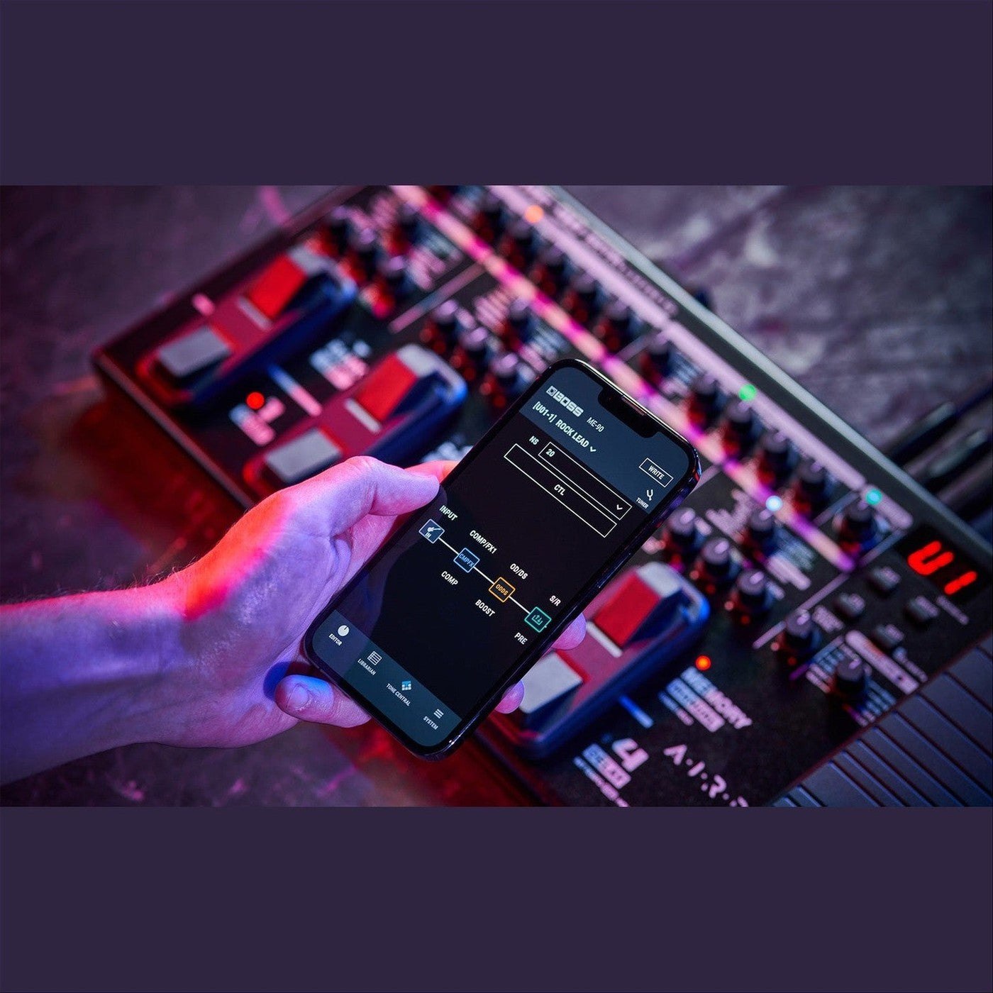 BOSS ME-90 Guitar Multi-Effects Processor 9