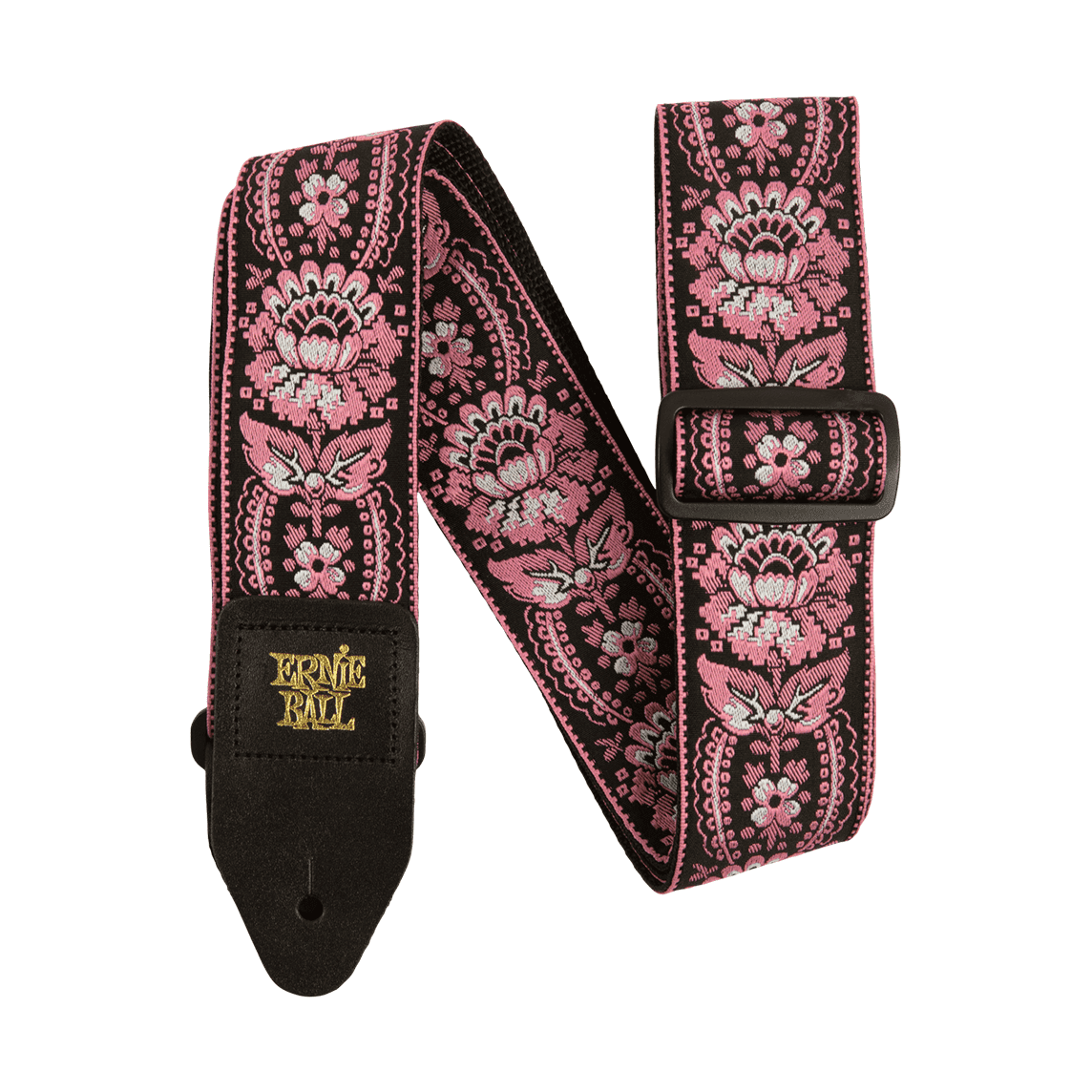 Ernie Ball Jacquard Guitar Strap - Pink Orleans P05347 1