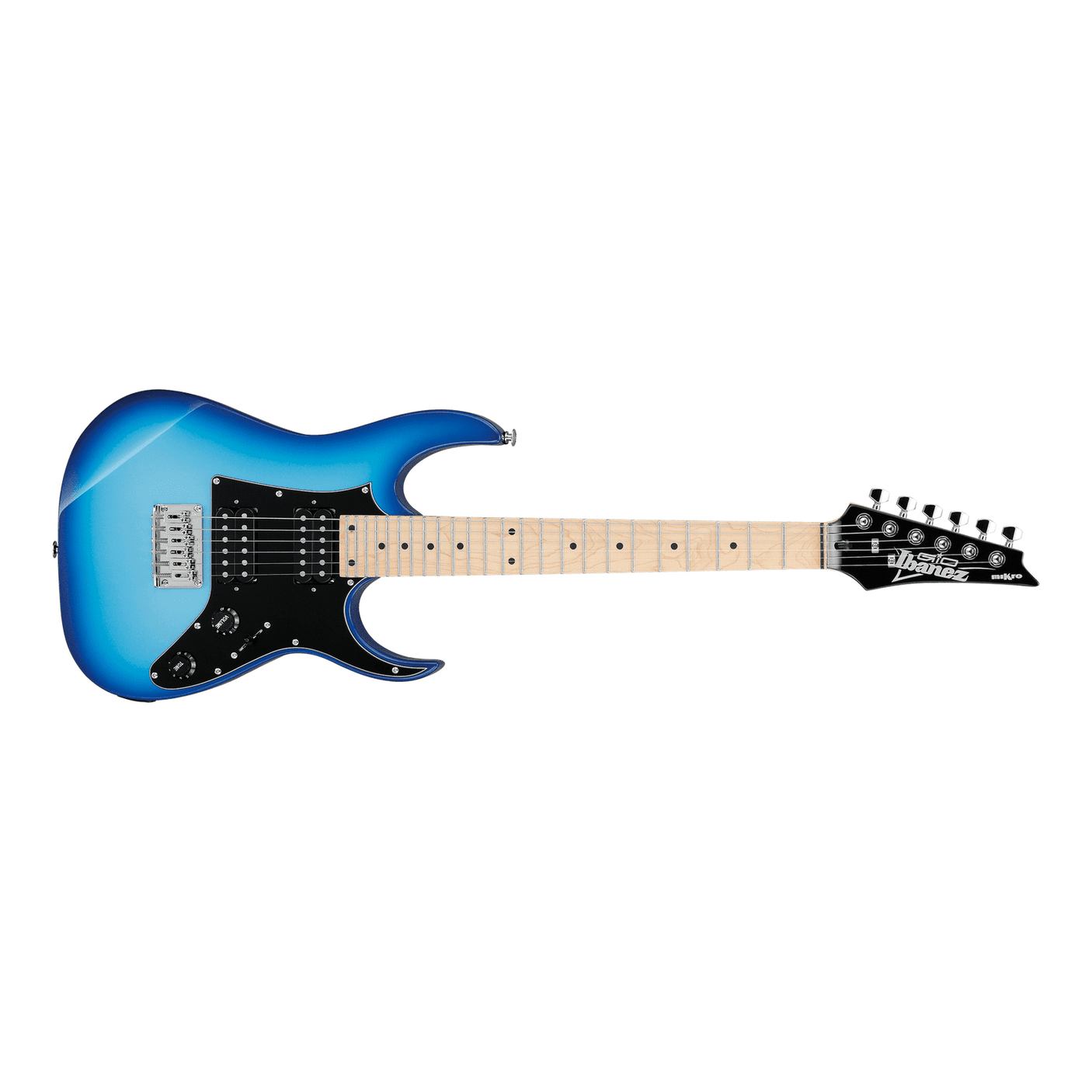 Ibanez GIO miKro GRGM21M Short-Scale Electric Guitar — Blue Burst 1