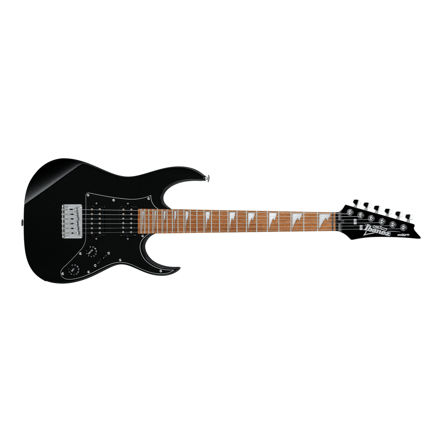 Ibanez GIO miKro GRGM21 Short-Scale Electric Guitar — Black Night