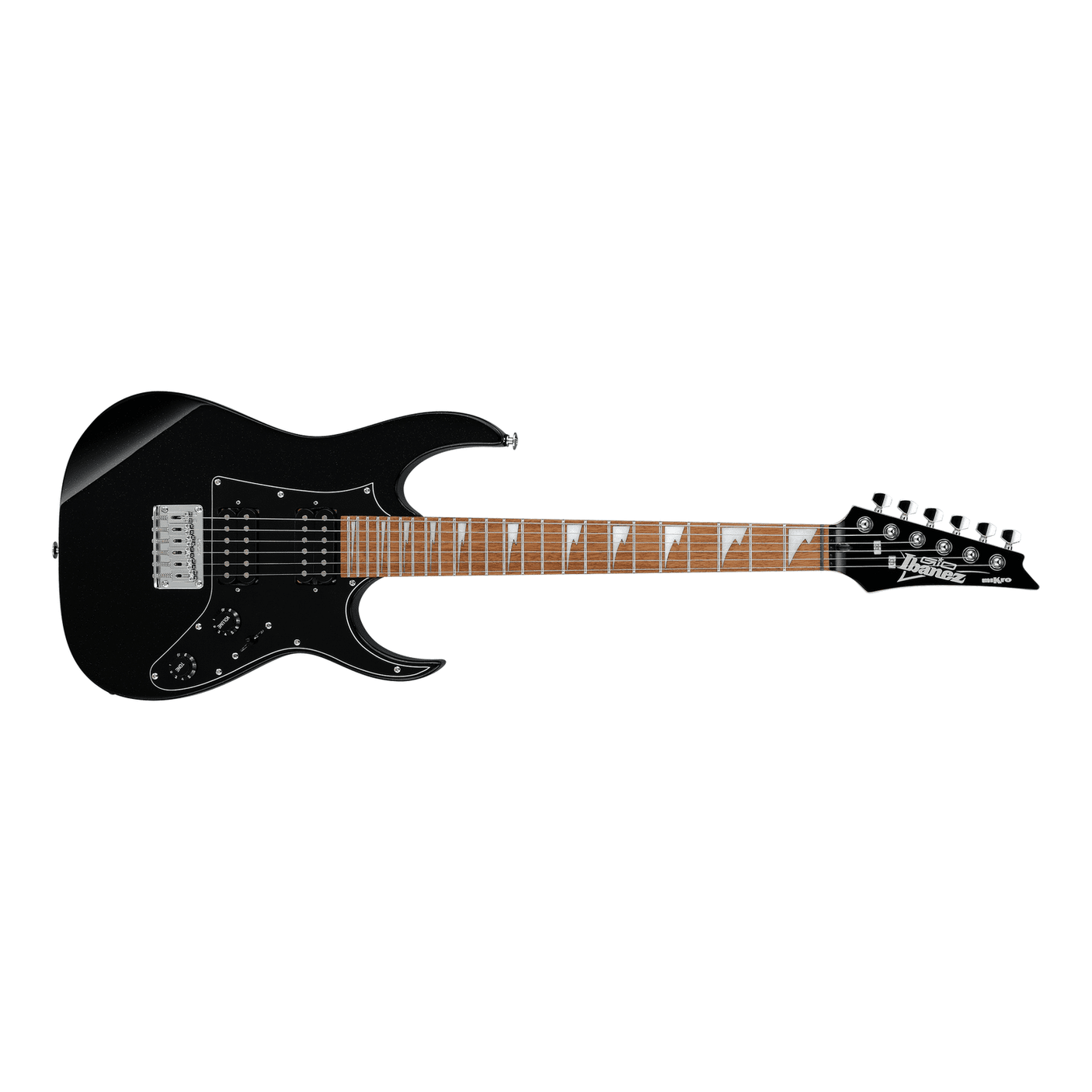 Ibanez GIO miKro GRGM21 Short-Scale Electric Guitar — Black Night 1