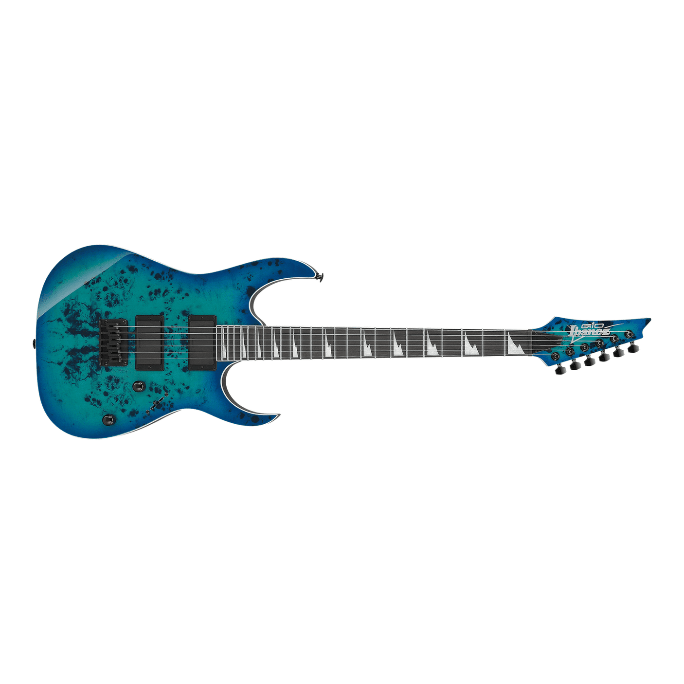 Ibanez GIO GRGR221PA Electric Guitar — Aqua Burst 1